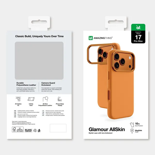 AMAZINGTHING Glamour AllSkin Stylish Case with Lens Kickstand