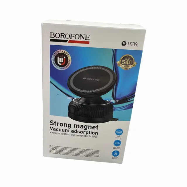BOROFONE BH139 Magnetic Vacuum Suction Cup Holder