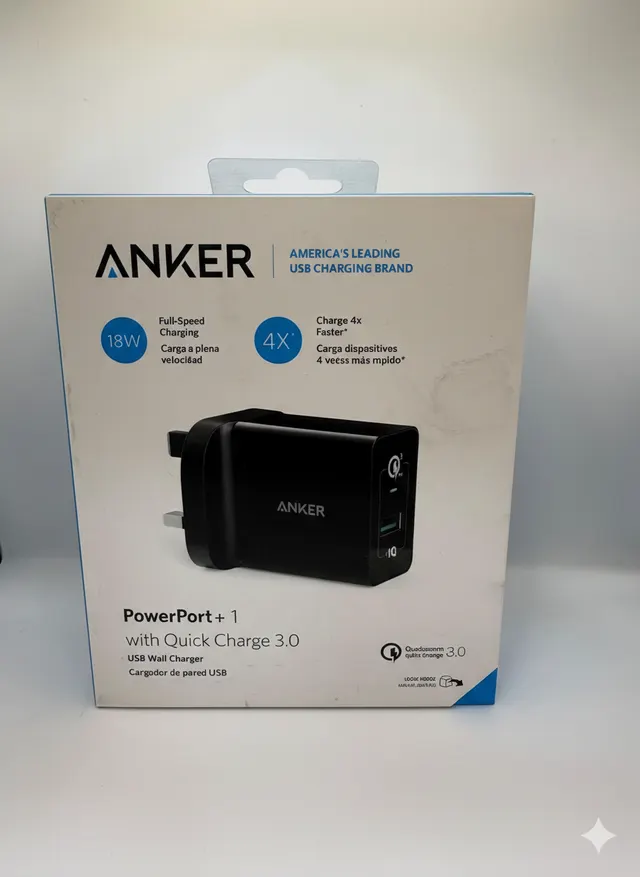 Anker PowerPort+ 1 USB Wall Charger with Quick Charge 3.0