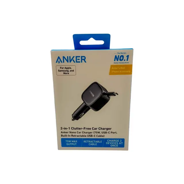شاحن سيارة Anker Nano (75W)