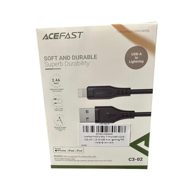ACEFAST C3-02 USB-A to Lightning Charging Cable