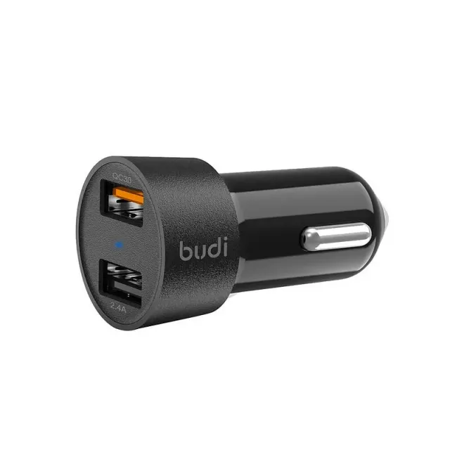 شاحن سيارة Budi بقوة 38W بتقنية PD+QC3.0