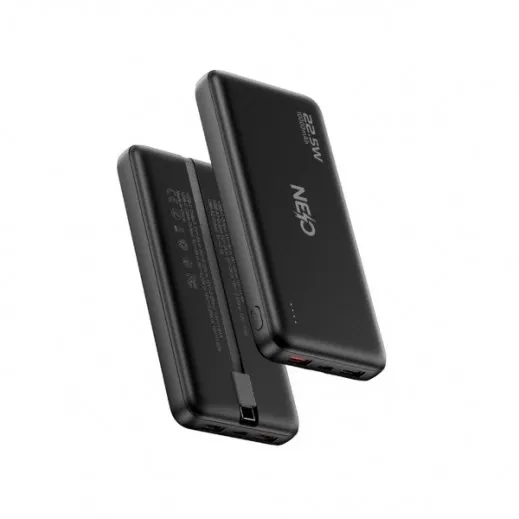 باور بانك Neo سعة 10000mAh بقوة 22.5W