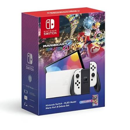 حزمة Nintendo Switch مع لعبة Mario Kart 8 Deluxe