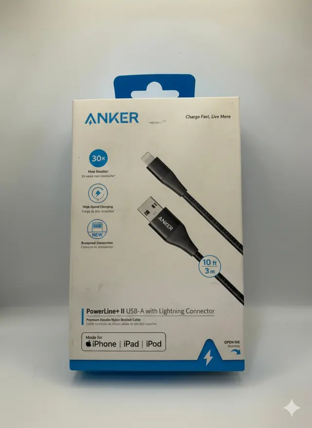 Anker PowerLine+ II USB-A to Lightning Cable (3m)