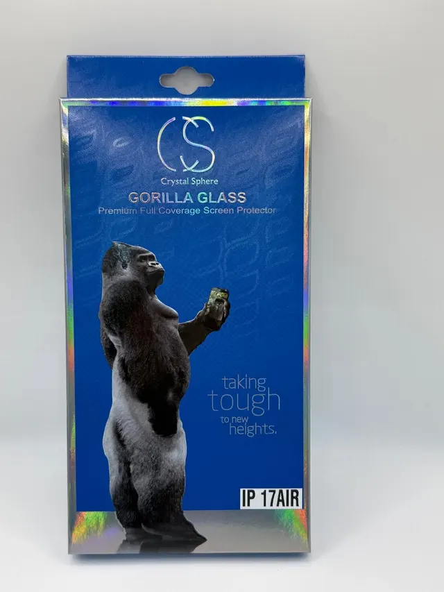 حماية شاشة Crystal Sphere Gorilla Glass لجهاز IP 17 AIR