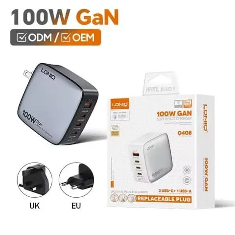 LDNIO Q408 100W GaN Super Fast Charger