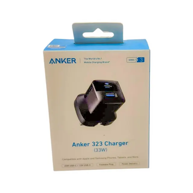 Anker 323 Charger (33W) Dual Port Fast Charger