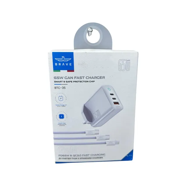 BRAVE 65W GaN Fast Charger BTC-35