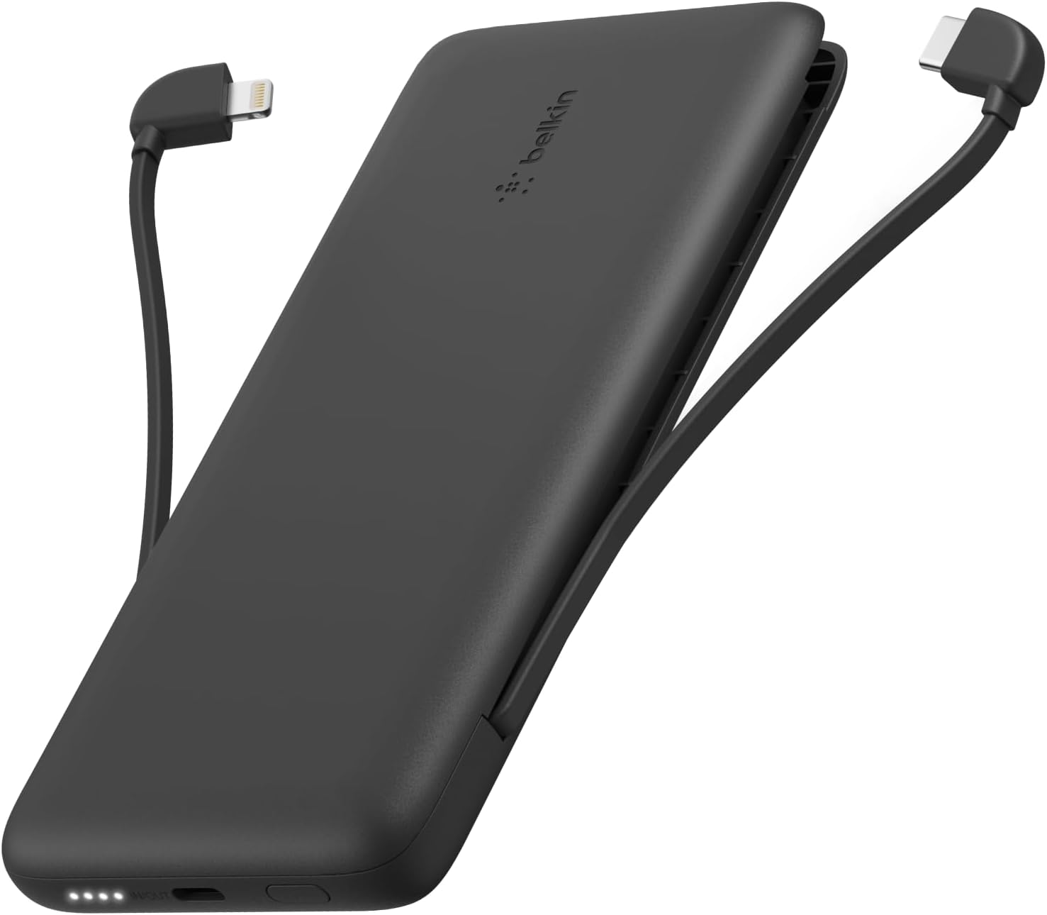 باور بانك ZainBasics Power Vital+ سعة 10000mAh مع كيبلات مدمجة
