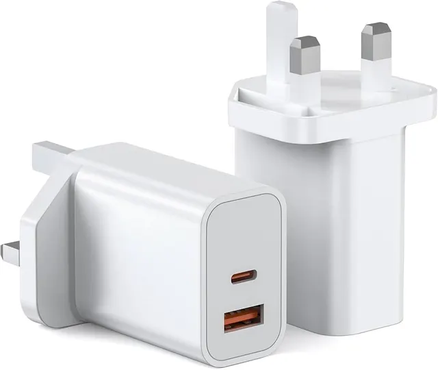 شاحن سفر Rock Space T43 بمنفذين PD بقوة 20W