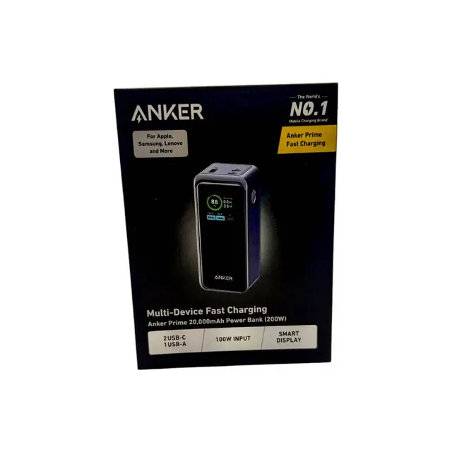 Anker Prime 20,000mAh Power Bank (200W)