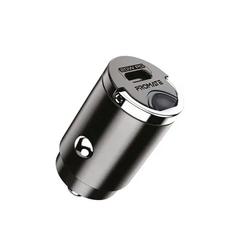 شاحن سيارة Promate Bullet-PD20 فائق الصغر بقدرة 20W