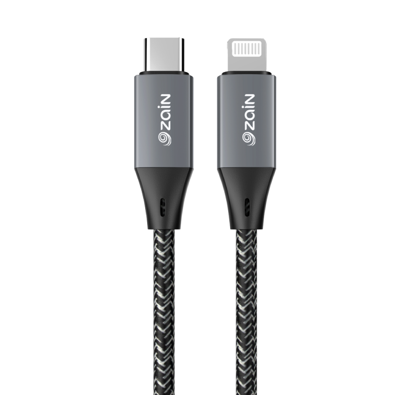 كابل ZainBasics المغناطيسي USB-C بقوة 100 واط