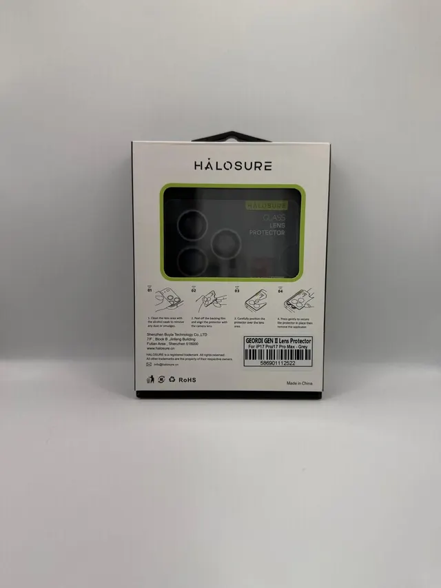 حماية عدسة HALOSURE Aegisk لـ iPhone 17 Pro Max - أزرق