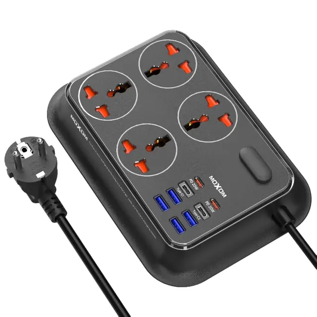 محول سفر عالمي MOXOM MX-ST06 بقابس UK للرحلات