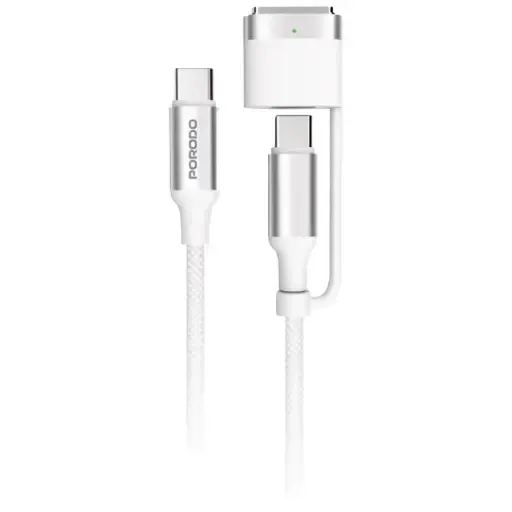 كابل شحن بورودو 2 في 1 من USB-C إلى USB-C و MagSafe 3